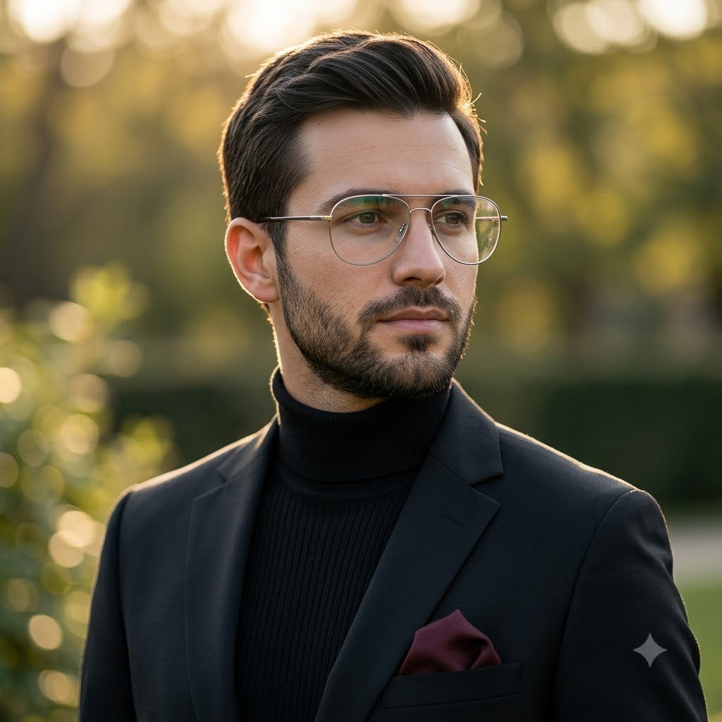 Nano Banana Prompt — Luxury Black Editorial Portrait