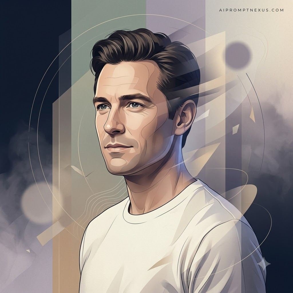 Fragmented Aura — Modern Identity Illustration